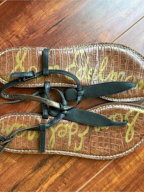 Sam Edelman T Strap Leather Sandal